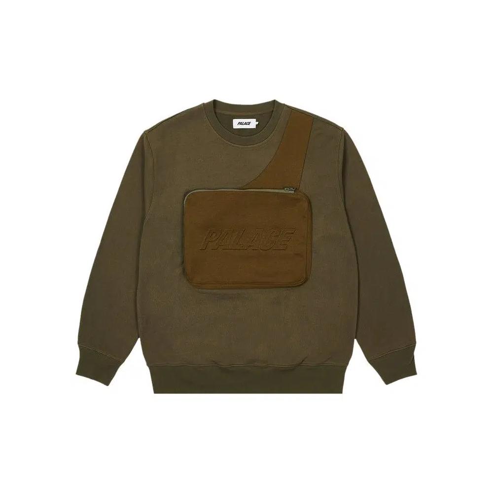 Свитера Palace Bag Crew «Olive» 1