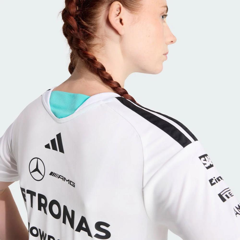 Мотоспорт MERCEDES - AMG PETRONAS FORMULA 1 TEAM DRIVER JERSEY Women White KF0163 7