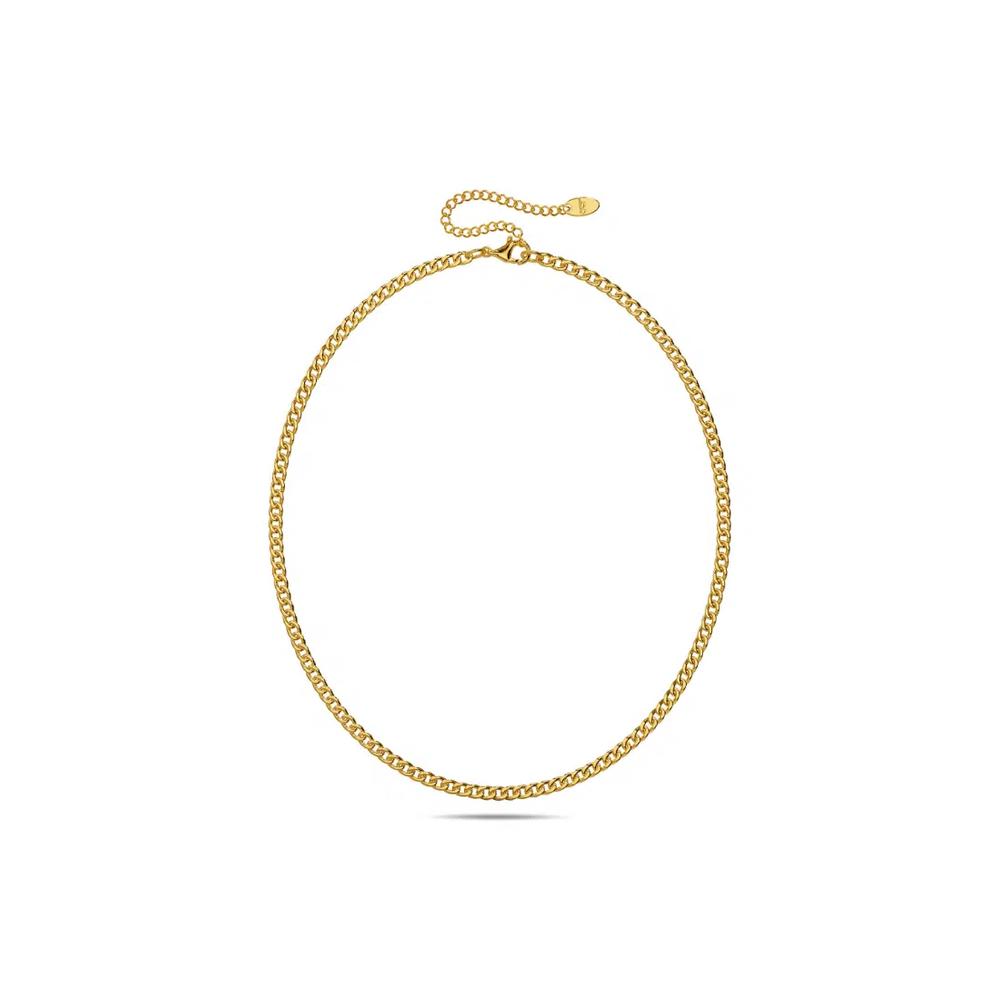 Ожерелье Estelle Chain Link с золотым покрытием 1