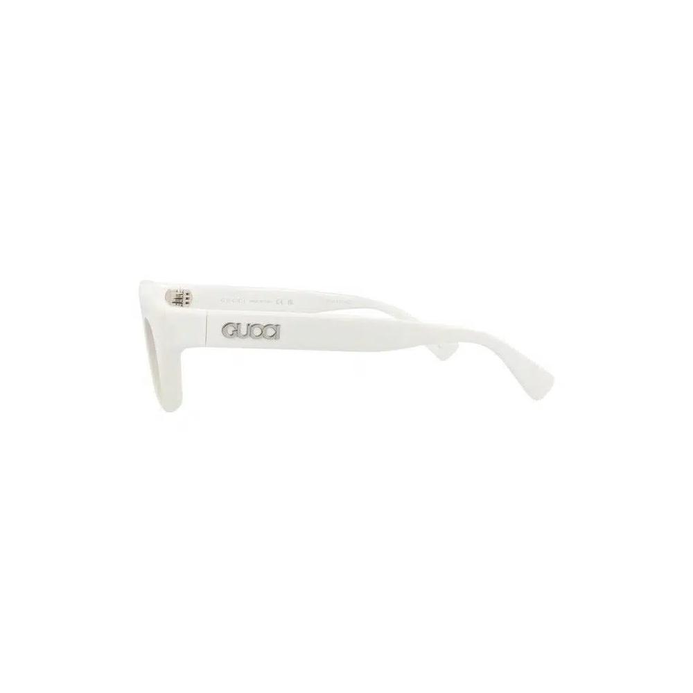 Очки Gucci Square-Frame Recycled Acetate Sunglasses 'White/Grey' 2