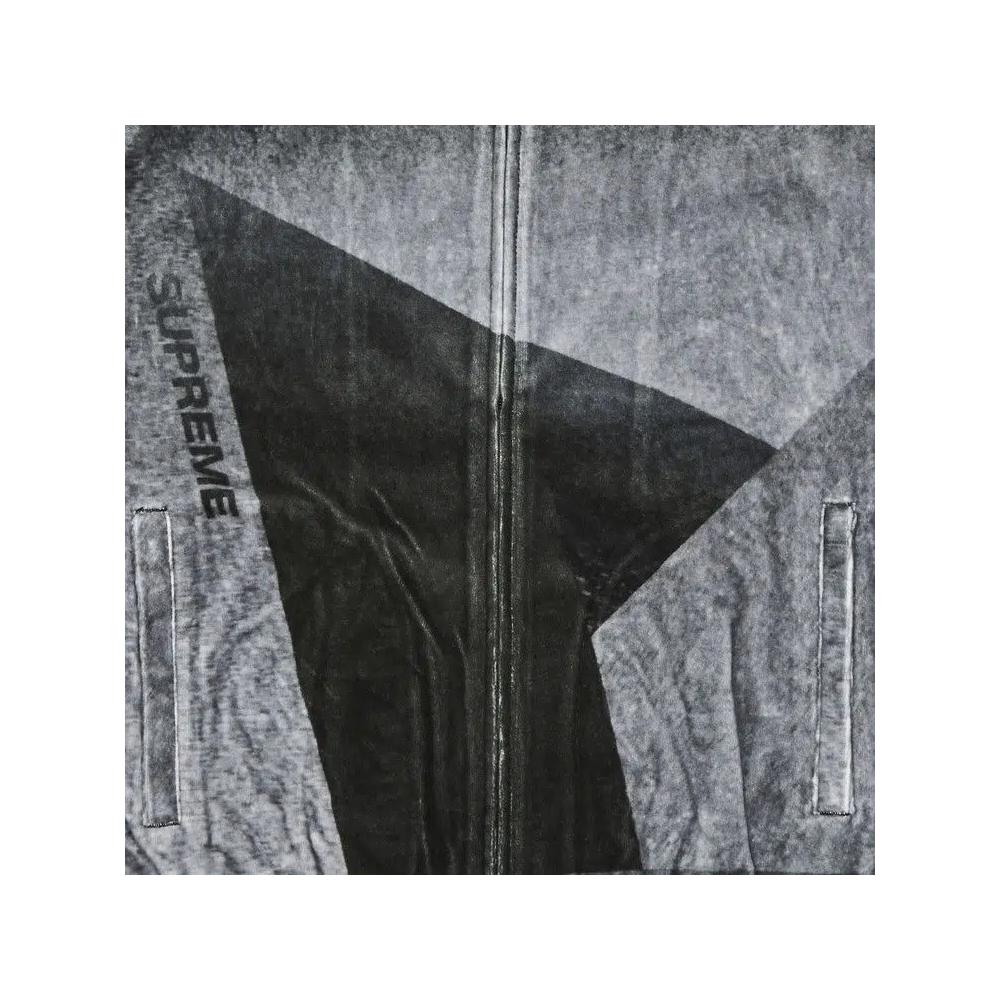 Куртка Supreme Geo Velour Track Jacket 'Черный' 3