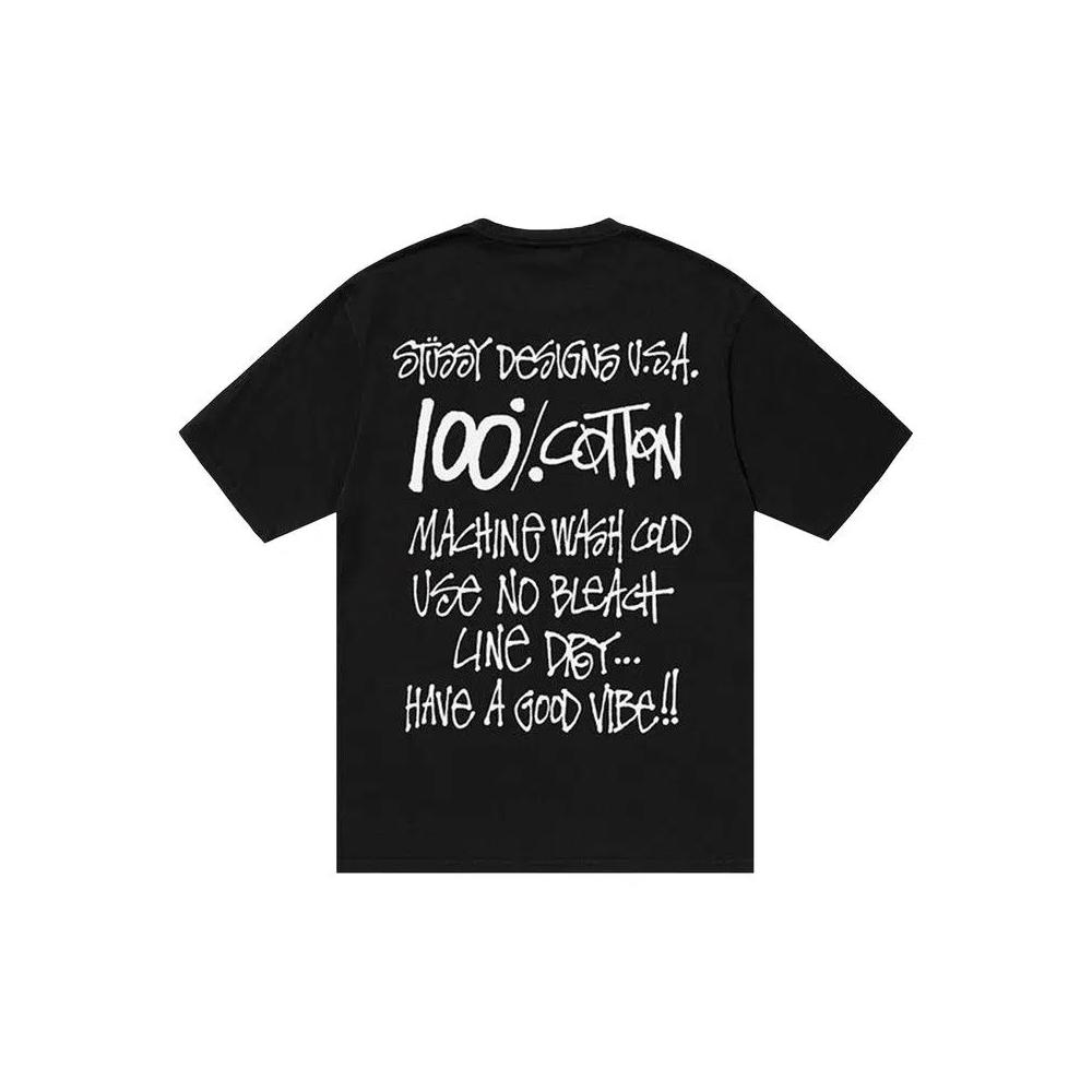 Футболки Stussy 100% Pigment Dyed Tee 'Black' 2