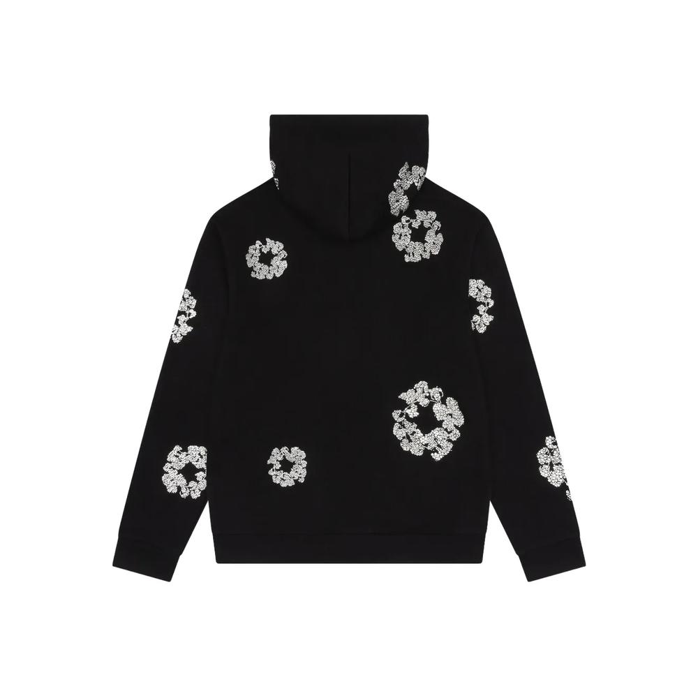Худи Swarovski Wreath Black на молнии 2