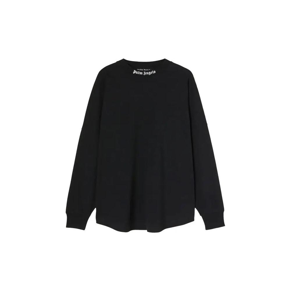 Футболка Palm Angels Classic Logo Over Tee 'Black/White' 1