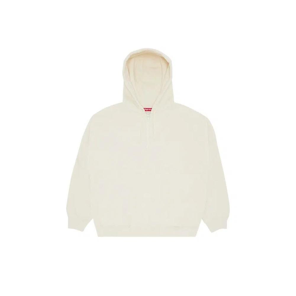 Худи Supreme Wrapped Half Zip Hooded Sweatshirt 'Stone' 1