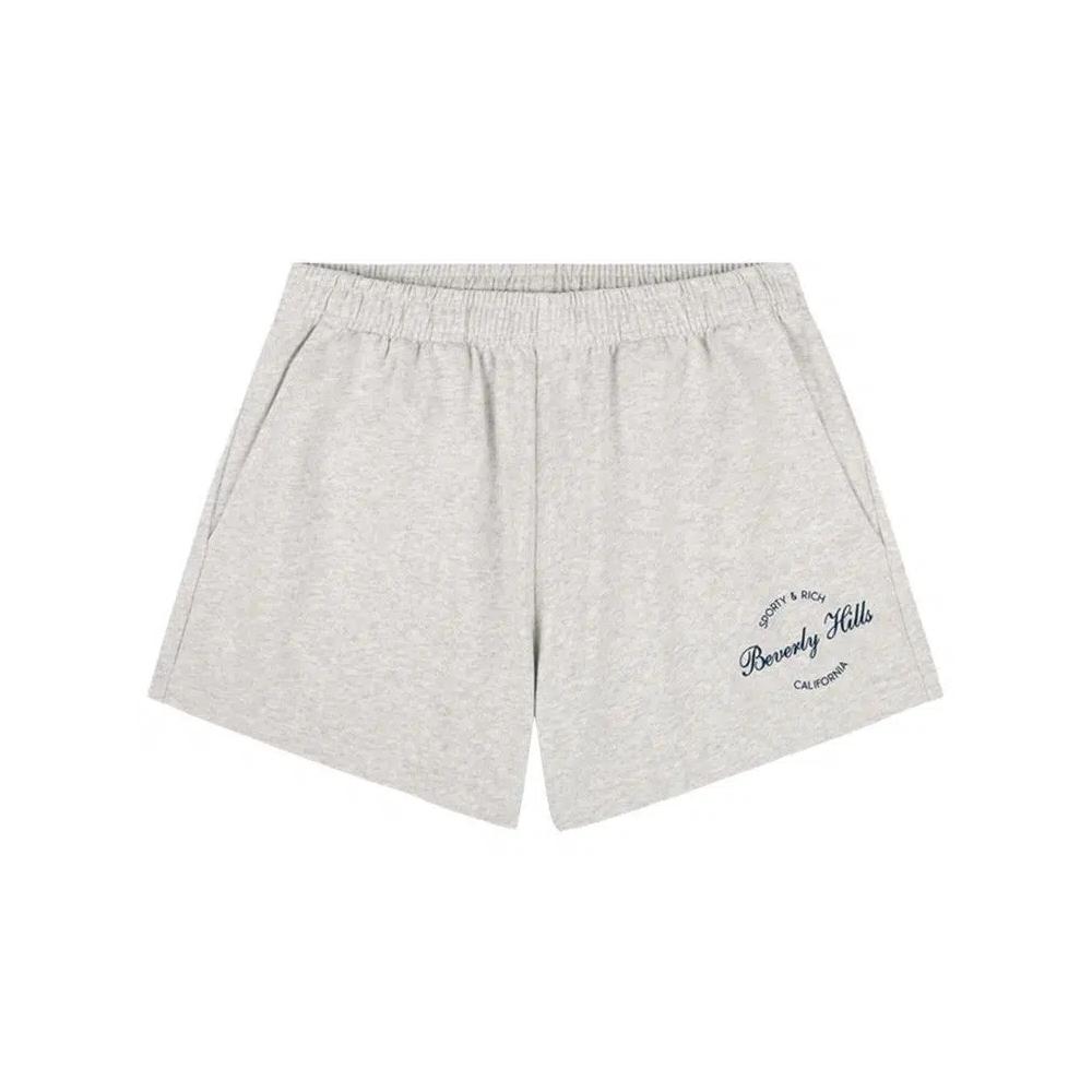 Шорты Sporty & Rich Beverly Script Disco Short 'Heather Grey' 1