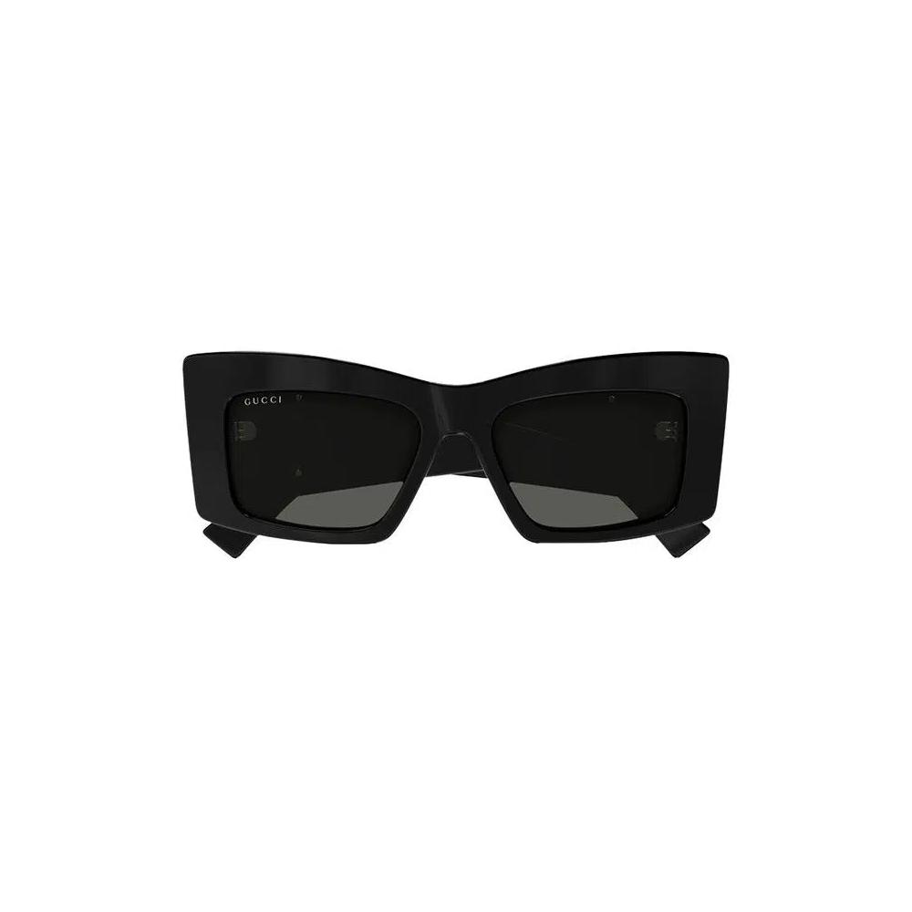 Очки солнцезащитные Gucci Butterfly 'Shiny Black' 1