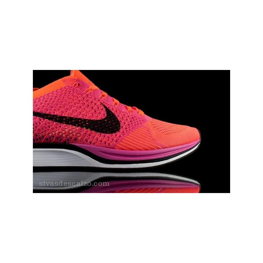 Кроссовки Nike Flyknit Racer «Hyper Crimson» 1