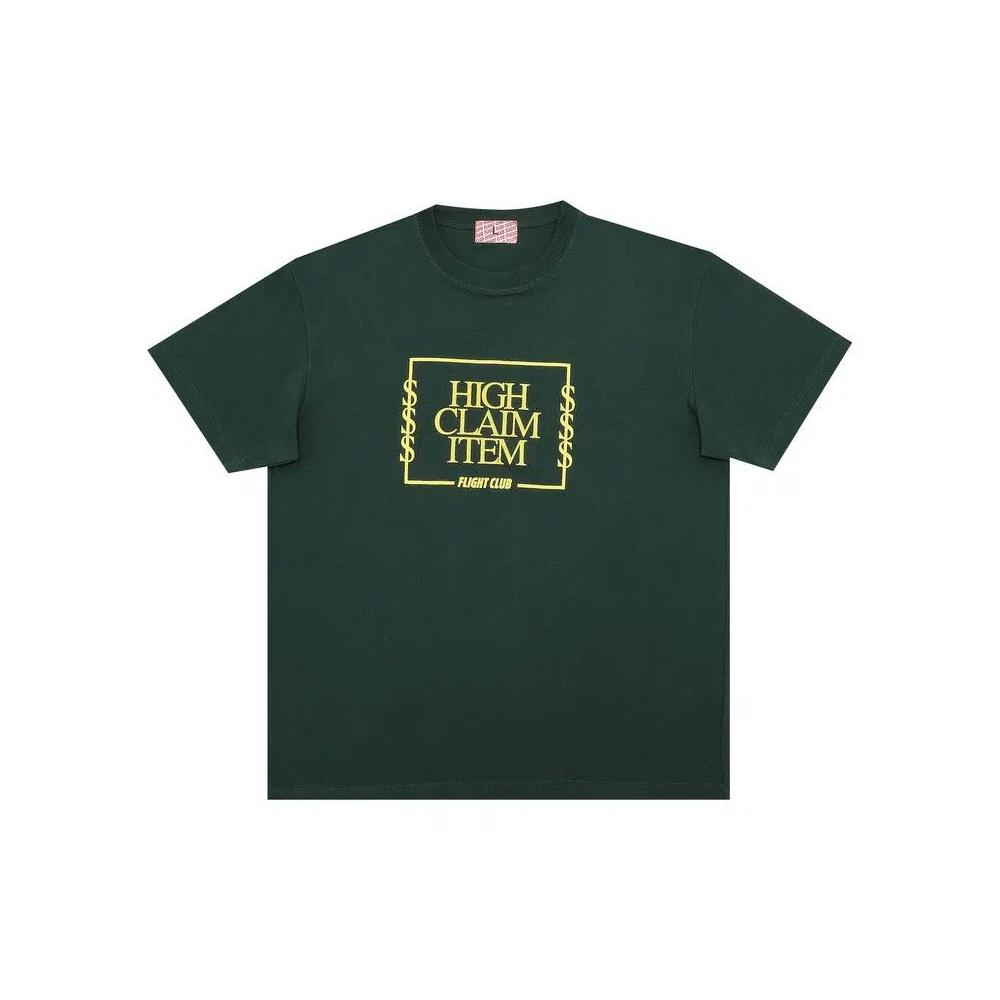 Футболки Flight Club High Claim Item T 'Dark Green/Yellow' 1