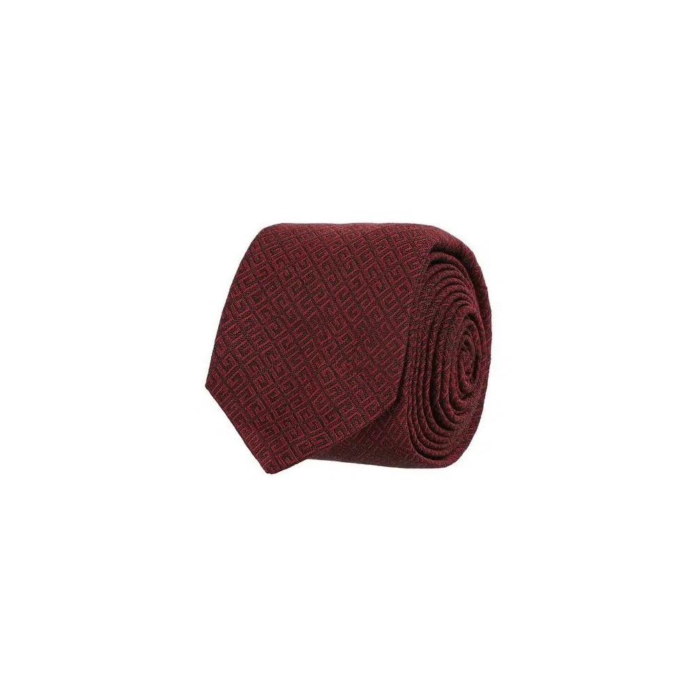 Разное Givenchy 4G Silk Tie 'Oxblood Red' 1