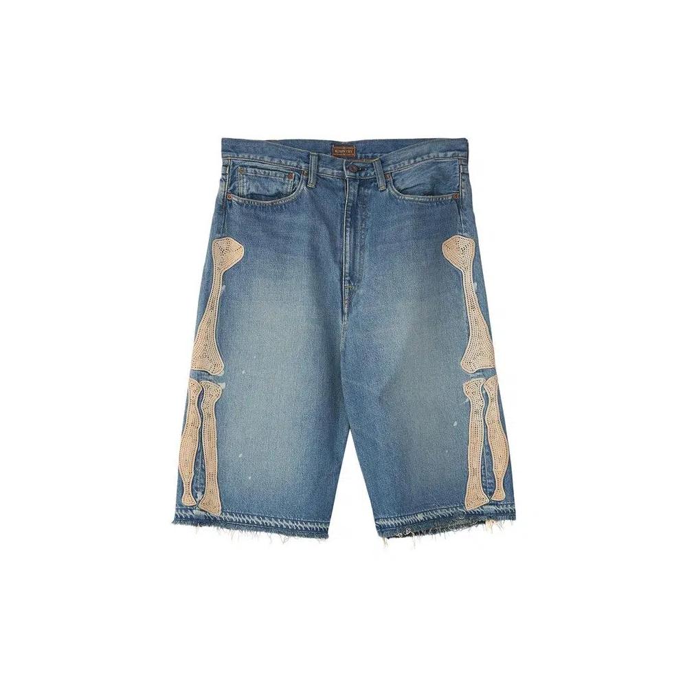Шорты Kapital Denim 5 Pockets (Bone) 'Pro' 1