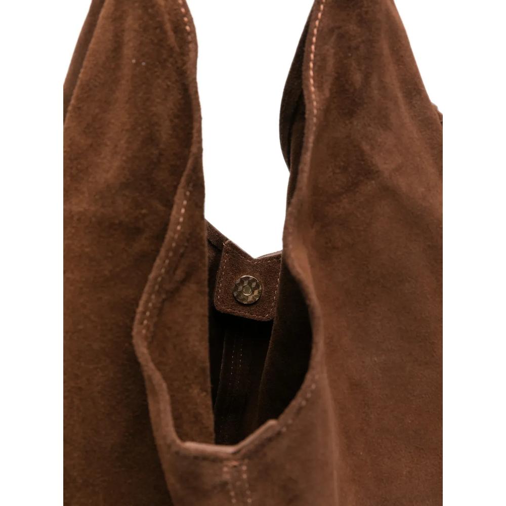 Altea suede logo-patch shoulder bag 4