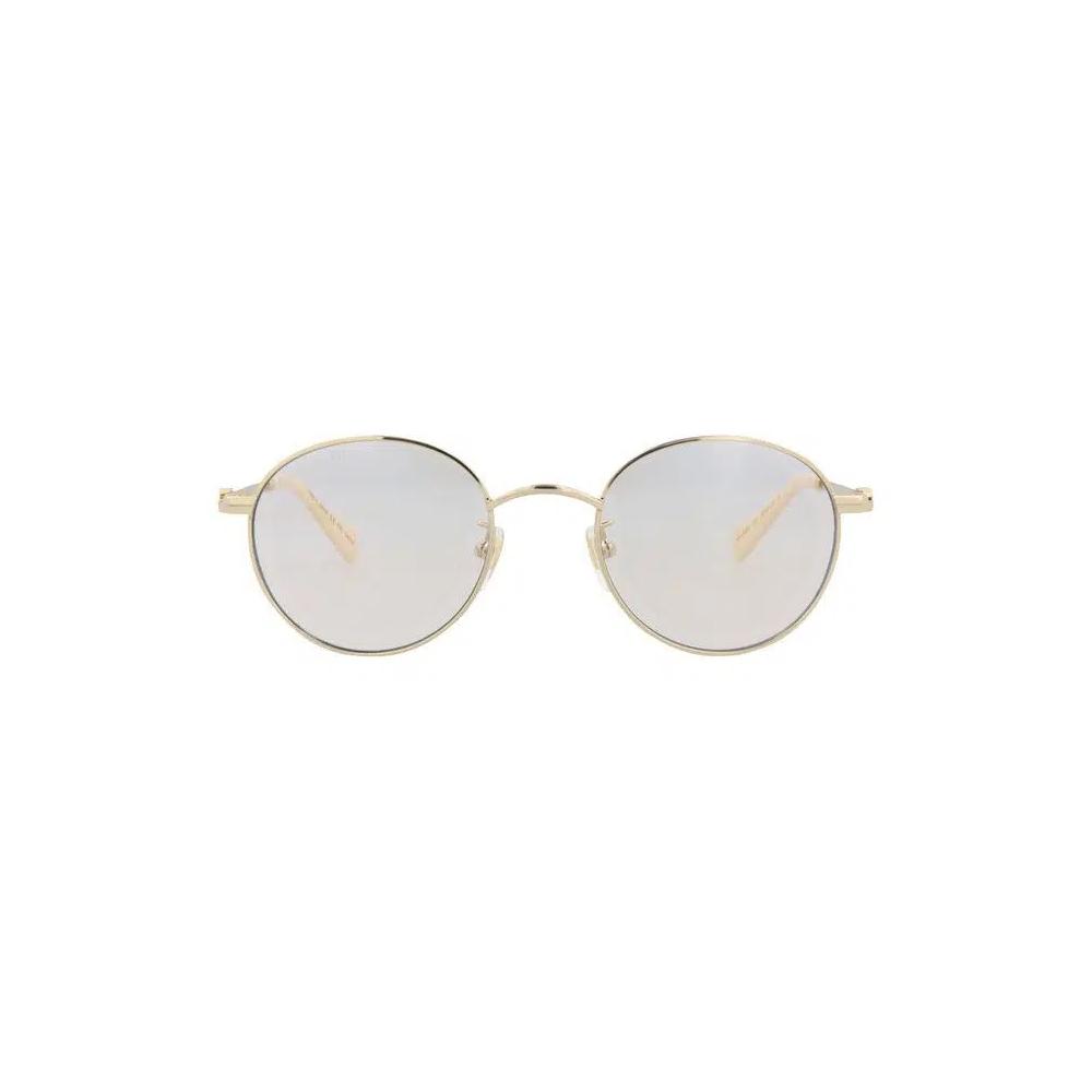 Солнцезащитные очки Gucci Round-Frame Metal 'Gold/Transparent' 1