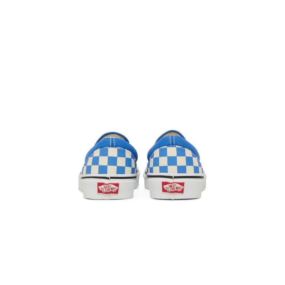 Слипоны Vans Classic Slip-On «Checkerboard — Nebulas Blue» 6