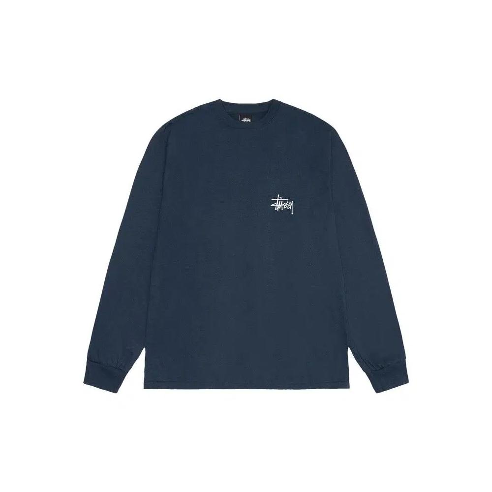 Футболки с длинным рукавом Stussy Basic Long-Sleeve Tee 'Navy' 1