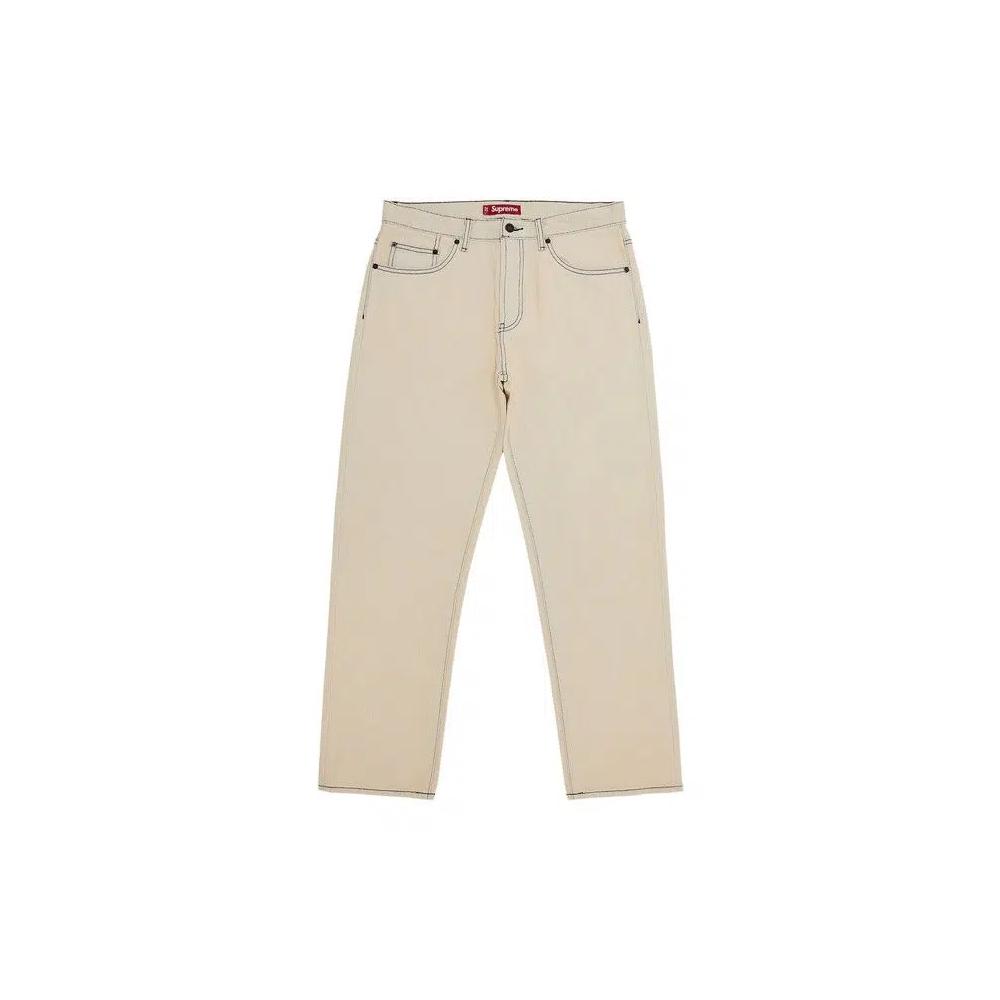 Джинсы Supreme Regular Jean 'Выбеленный' 1