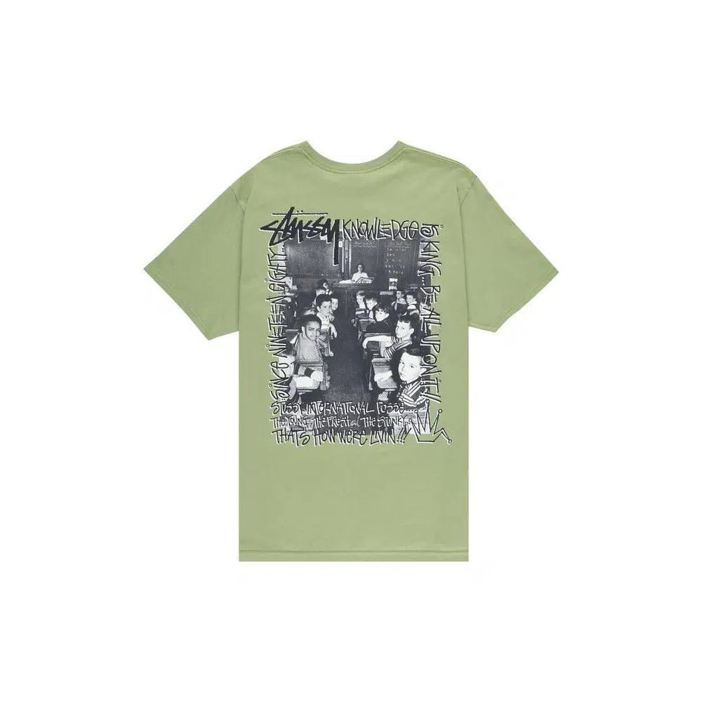 Футболки Stussy Classroom Tee «Мосс» 2