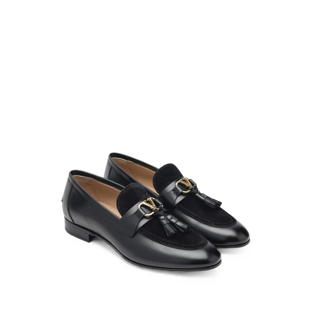 VLogo Signature tassel loafers 2