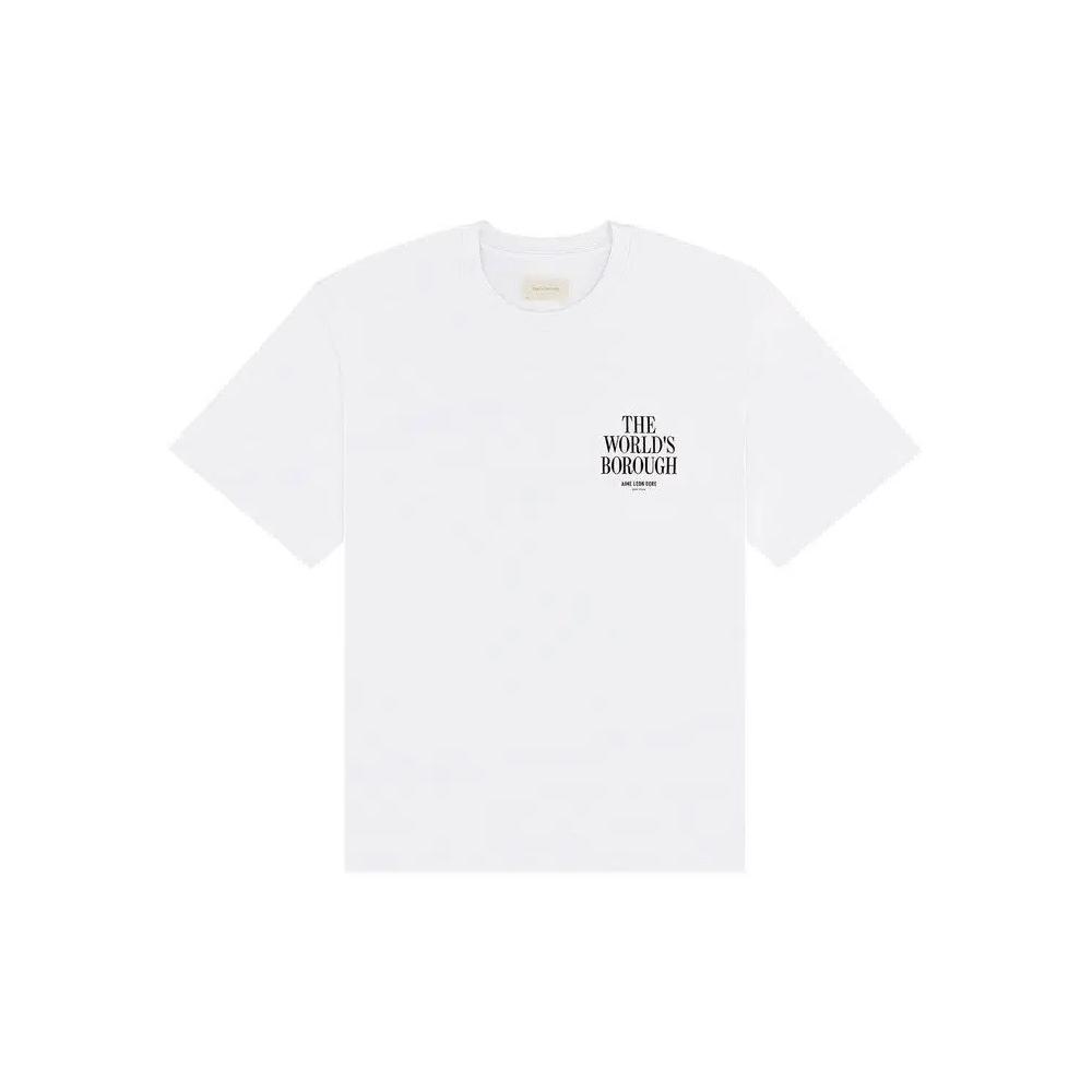 Футболки с коротким рукавом Aimé Leon Dore The World's Borough Tee 'Ярко-белый' 1