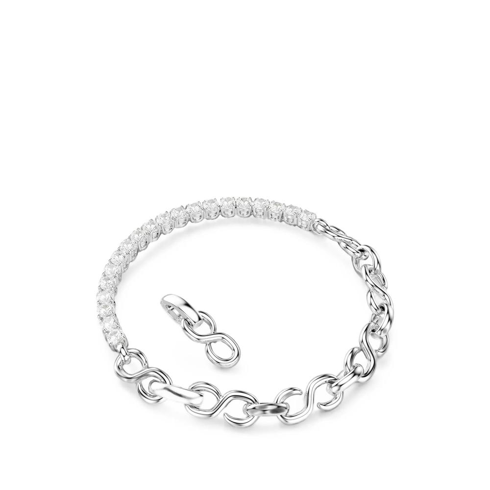 Matrix crystal-embellished chain-link bracelet 2