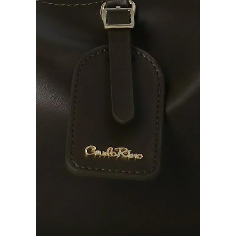 Kora Strap Detail Crossbody Bag - Темно-зеленый 5