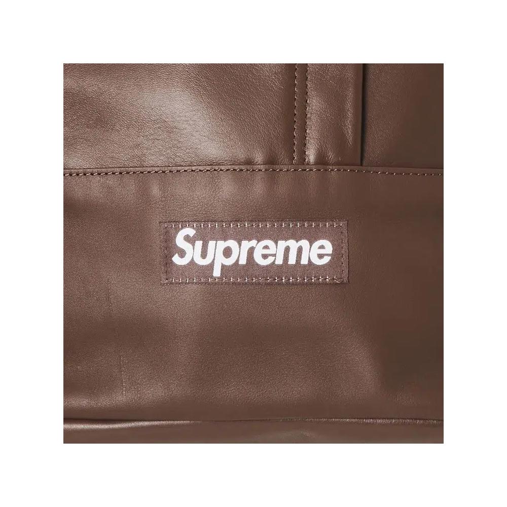 Рюкзаки Supreme Leather Backpack 'Коричневый' 3