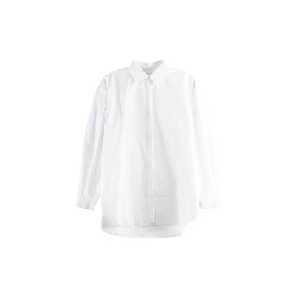 Рубашки и топы Amomento Basic Oversized Shirt 'White' 1