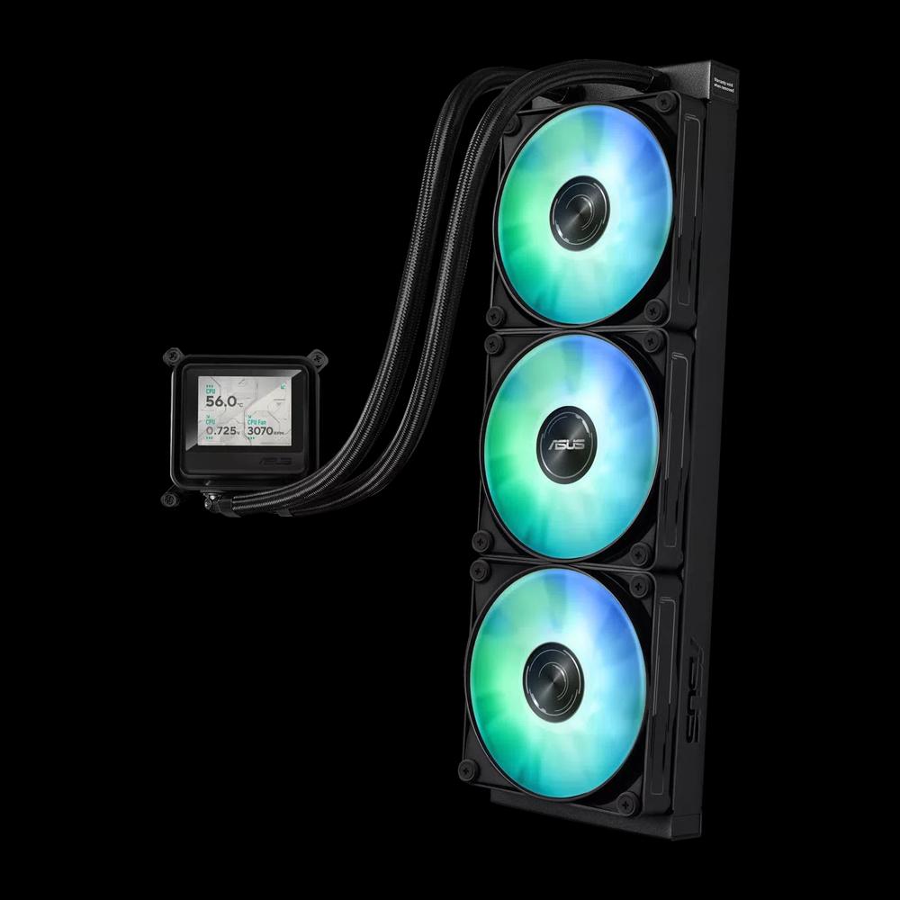 ASUS AYW Gaming LC 360 ARGB LCD 360mm водяное охлаждение - чёрный 4
