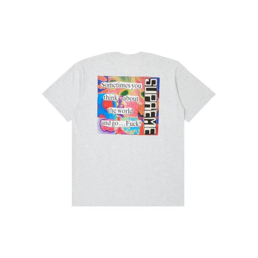 Футболка Supreme Static Tee 'Пепельно-серый' 2