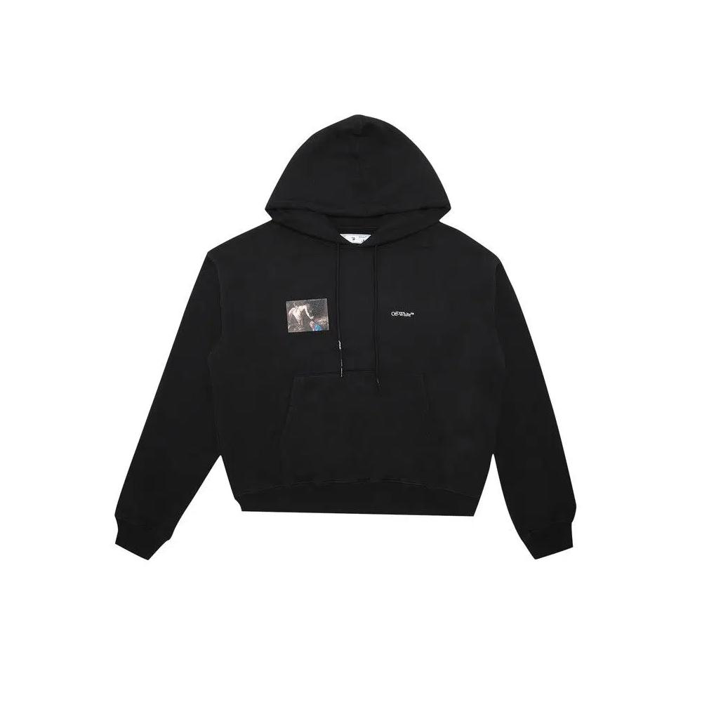 Худи Off-White Caravaggio Angel Over Hoodie 'Black' 1