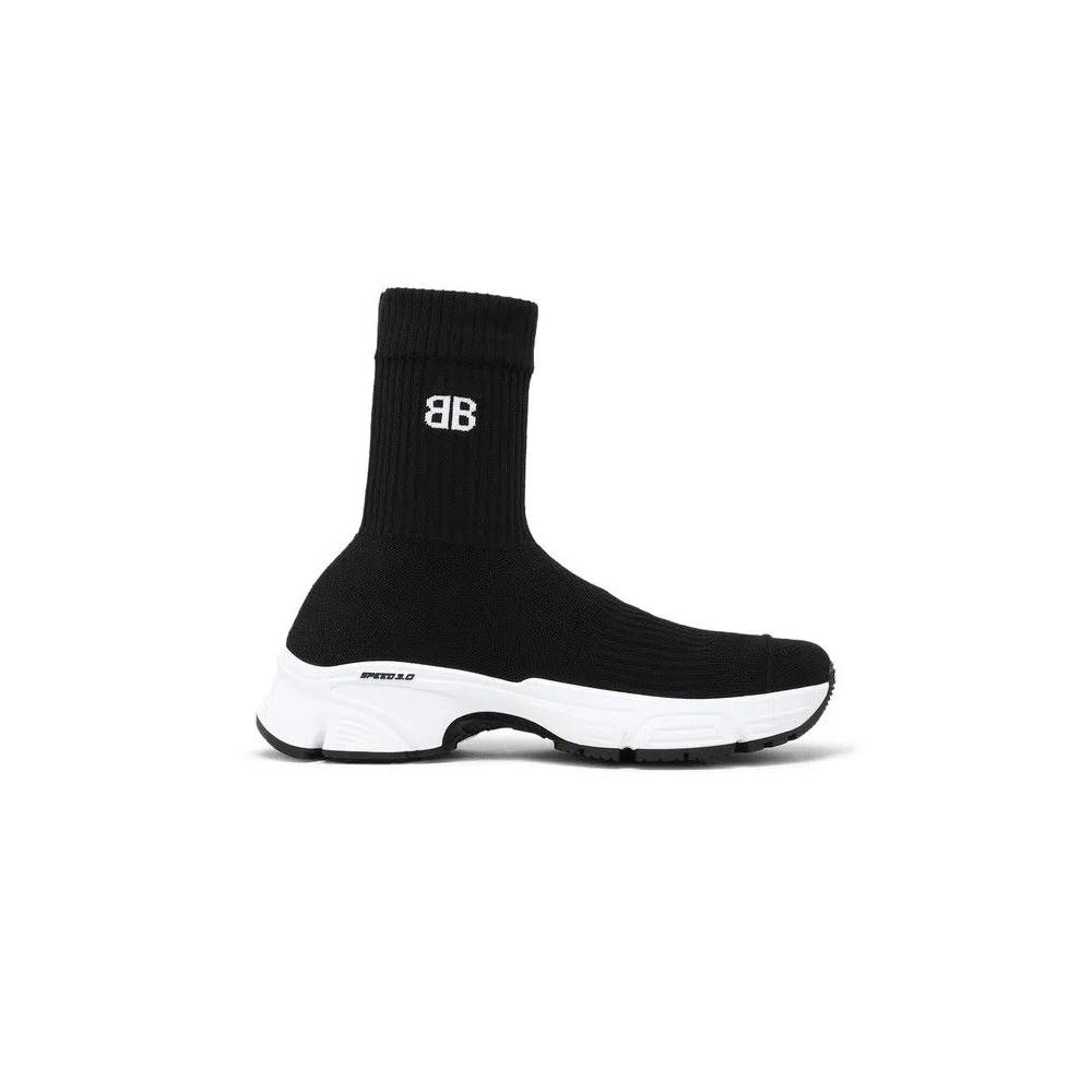 Кроссовки Balenciaga Wmns Speed 3.0 Sneaker 'Black White' 1