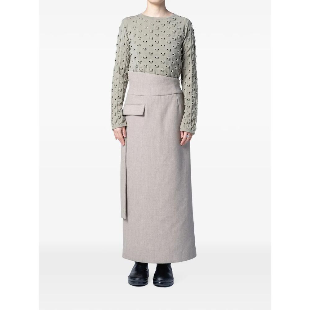 asymmetric flap-pocket skirt 2
