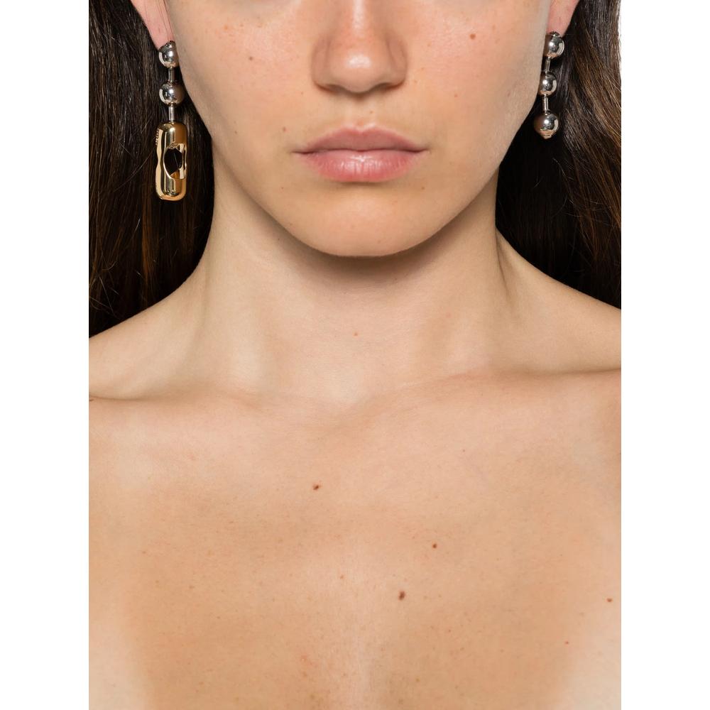 beaded asymmetric earrings 2