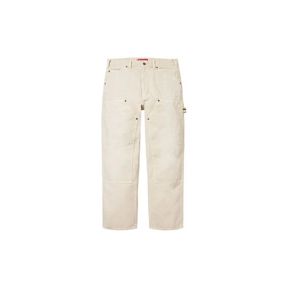 Штаны Supreme Worn Double Knee Painter Pant «Natural» 1