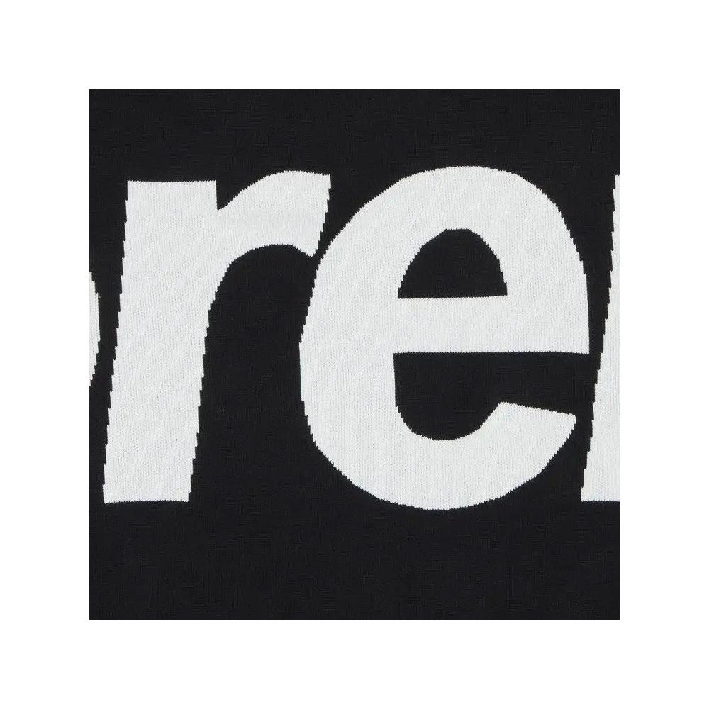 Худи Supreme Big Logo Jacquard Hooded Sweatshirt 'Black' 3