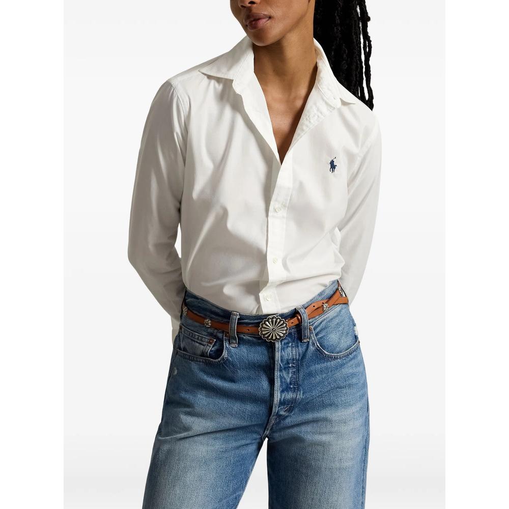 embroidered-logo button-down shirt 2