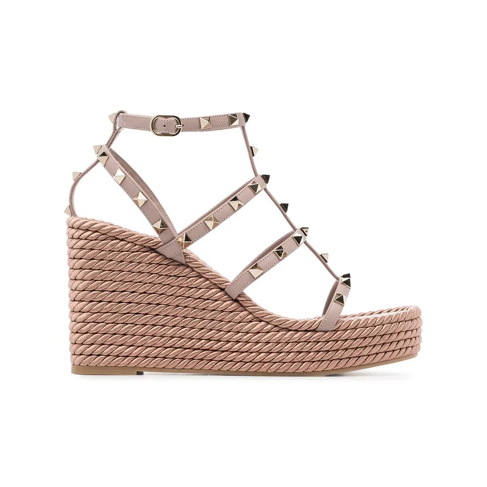 Босоножки Rockstud на танкетке 1