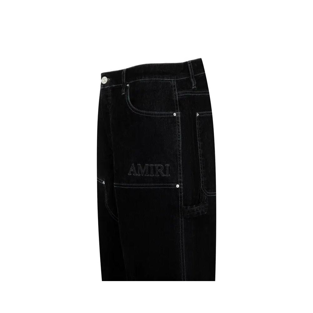 Джинсы Amiri Flock Denim Carpenter Jean 'Black' 3