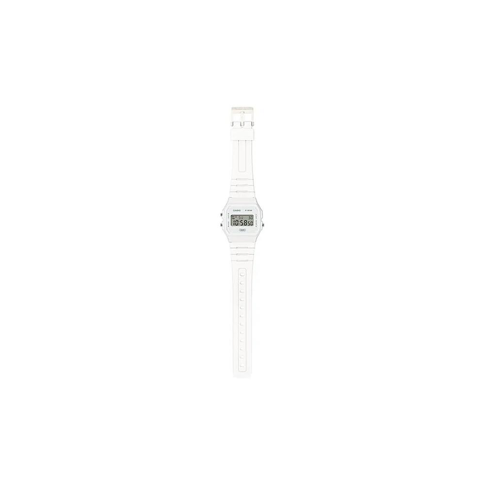 Pop Series Men Digital Watch F-91WB-7A, белый ремешок из смолы 2