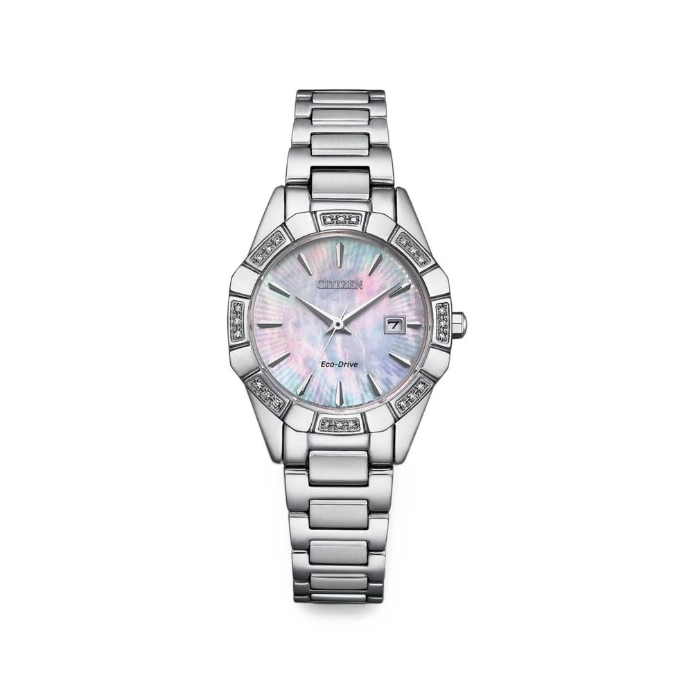 Classic crystal-embellished 28mm watch 1