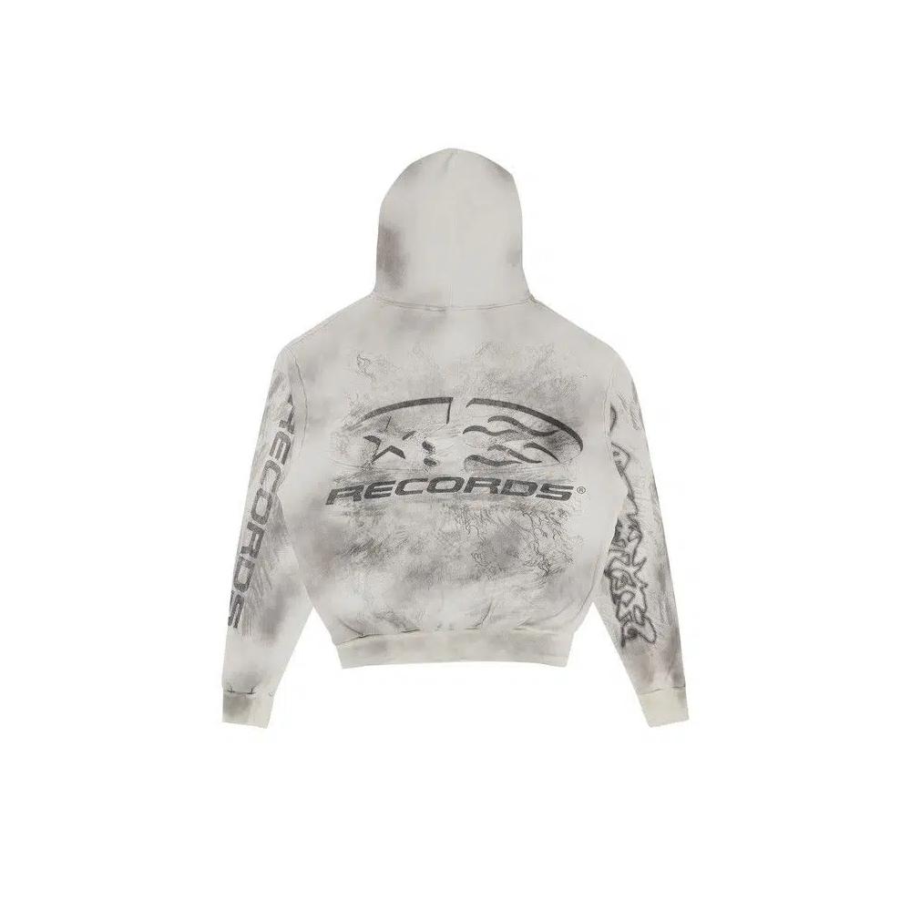 Худи Hellstar HStar Records Hoodie 'White' 2