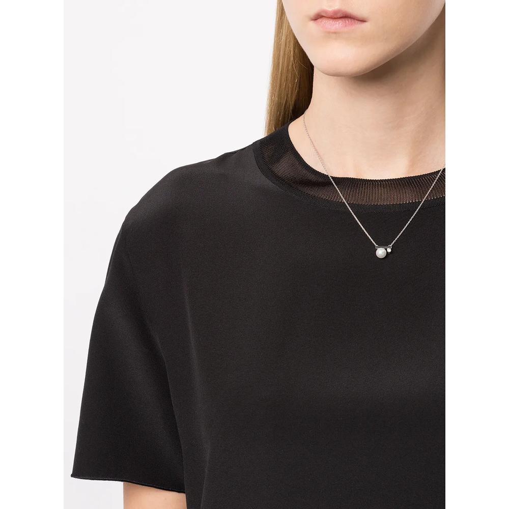 Золотое колье Balance Class Collection Line с жемчугом и бриллиантом 2