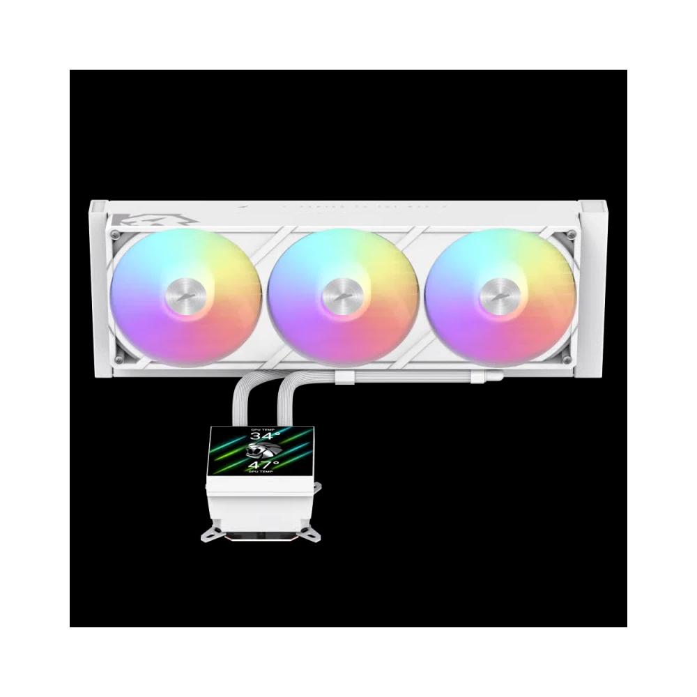 GameMax GLACIER 360 WH 360mm водяное охлаждение - Белый 1