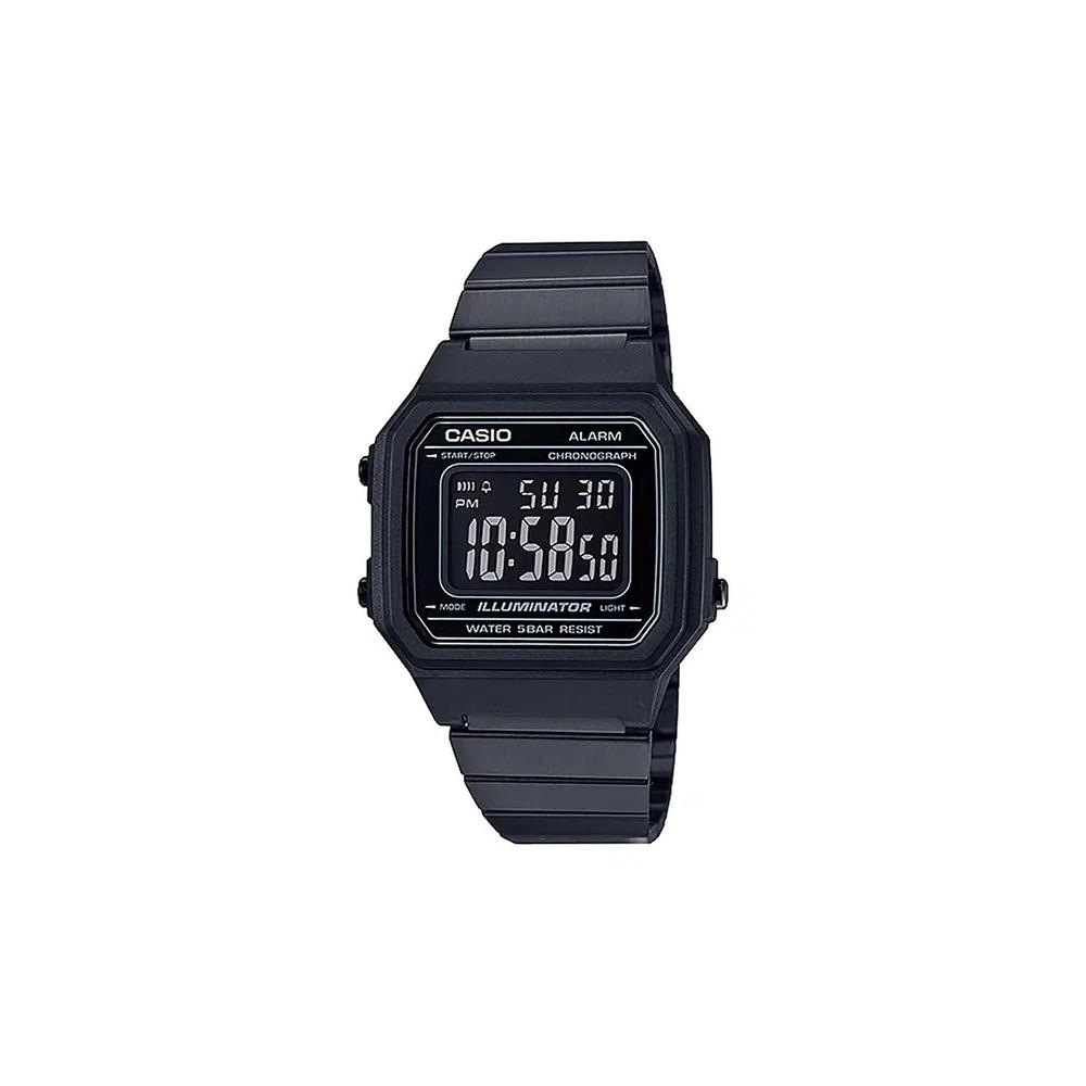 Мужские цифровые часы B650WB-1B Черный ремешок из смолы 1