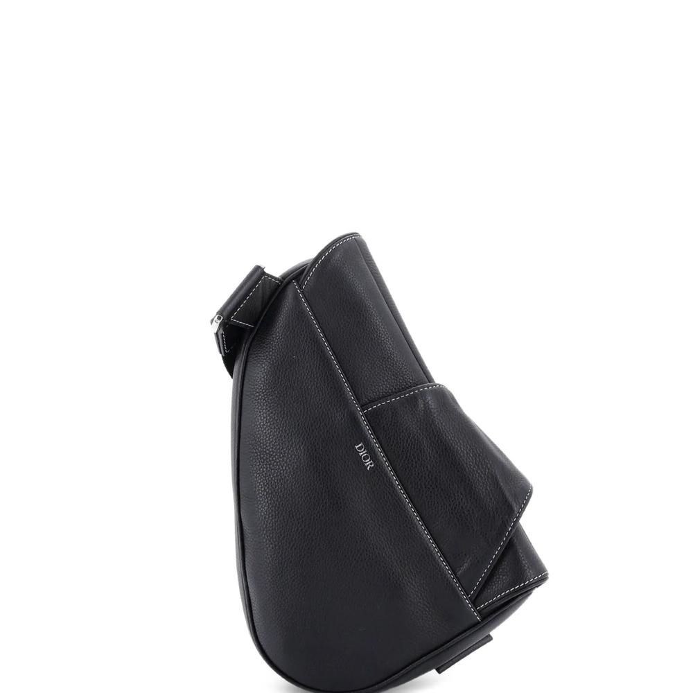 Сумка через плечо KAWS Saddle Leather with Applique 2