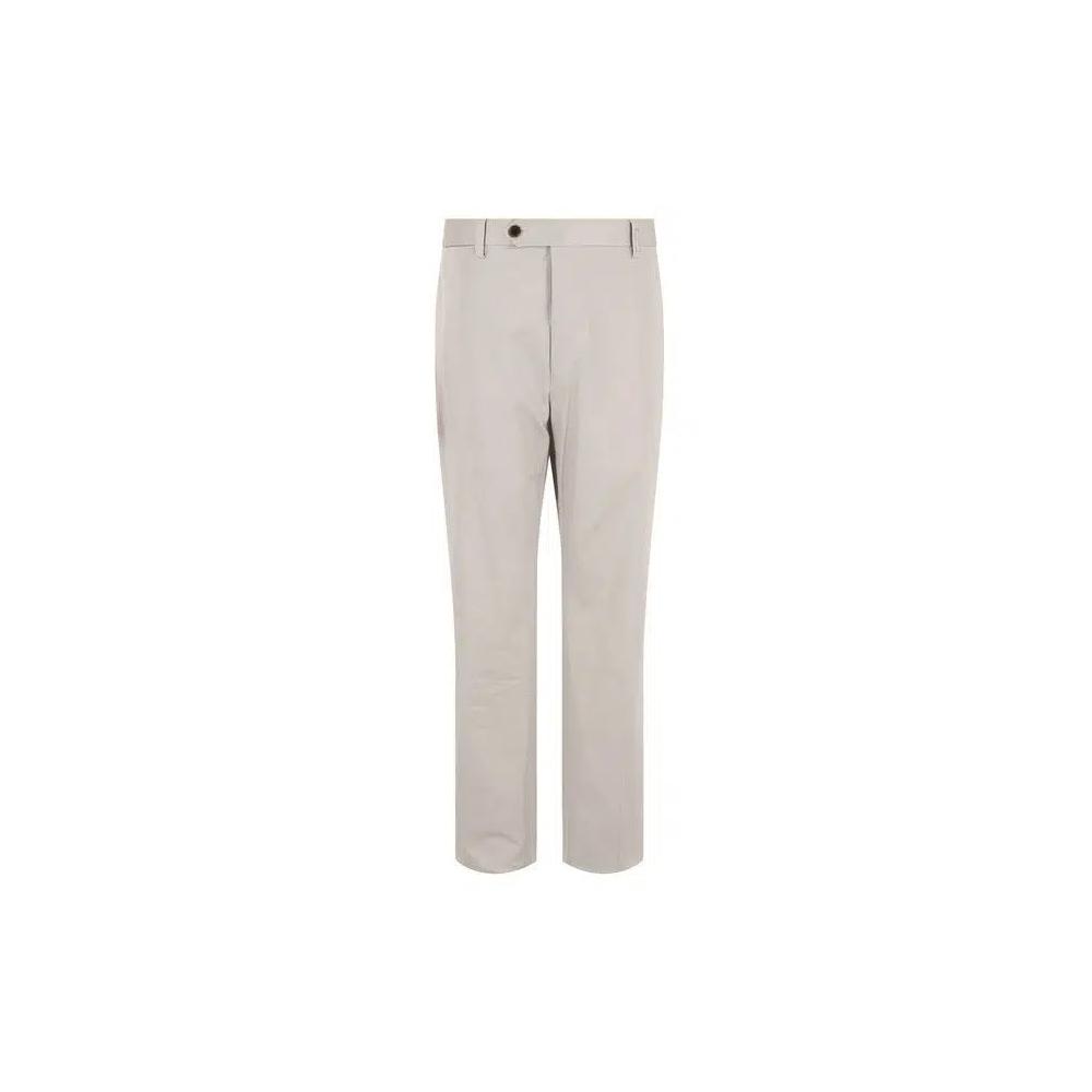 Низ Ferragamo Regular Fit Chino Pants 'Серый' 1