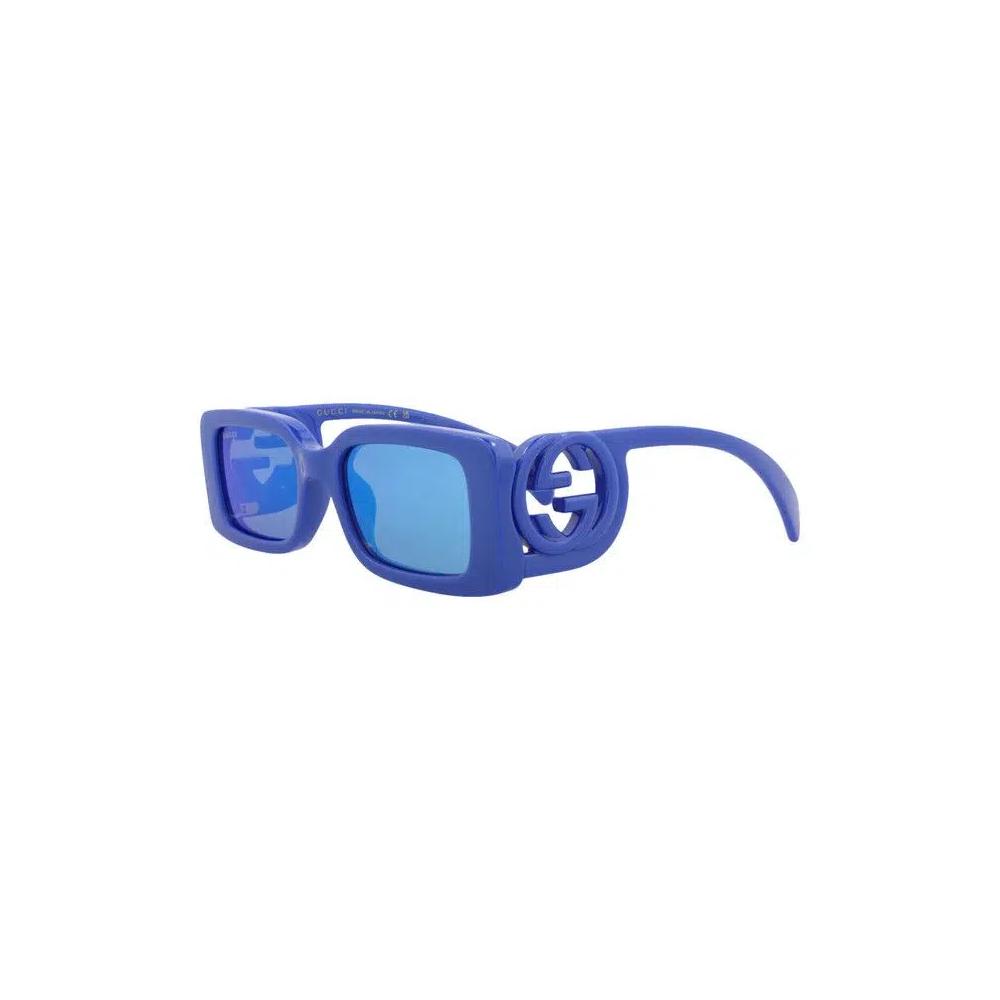 Солнцезащитные очки Gucci Square-Frame Injection 'Blue' 3