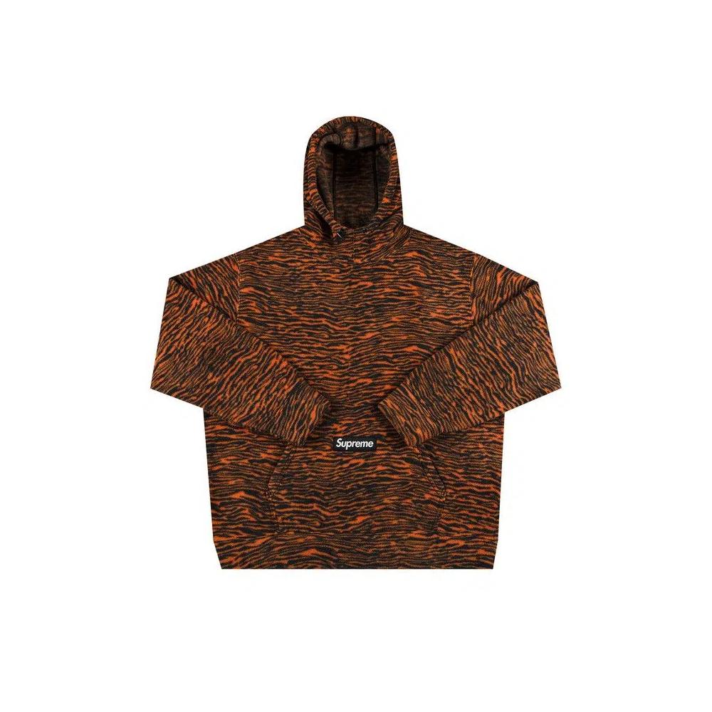 Худи Supreme Polartec Hooded Sweatshirt 'Tiger' 1