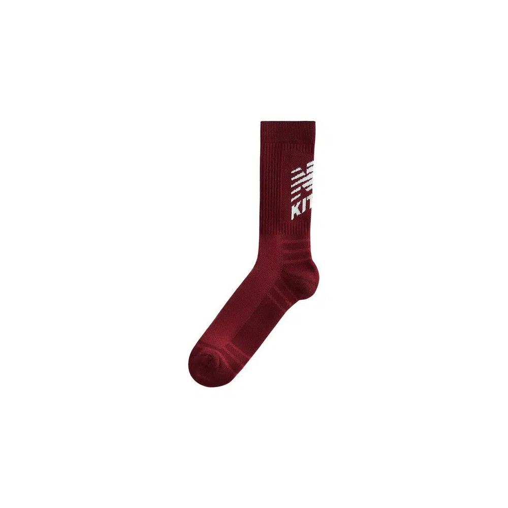 Носки и колготки Kith x New Balance Big Logo Crew Socks 'Biking Red' 1