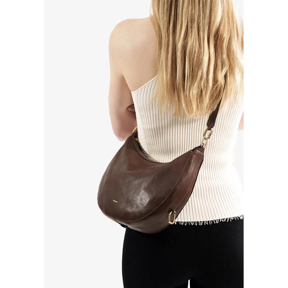 Эмпиризм Crescent Crossbody Hobo Bag - Черный 7